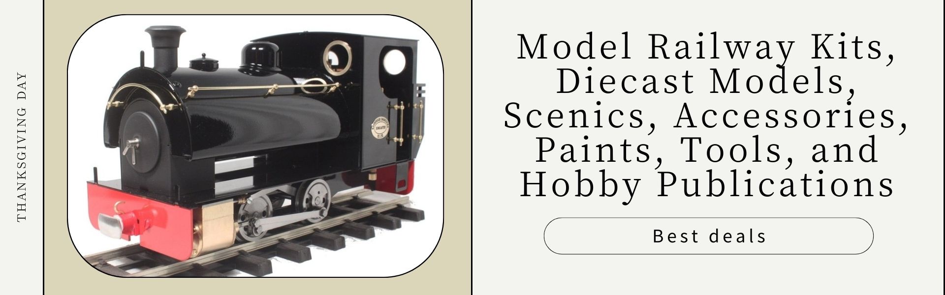 Model Railway Kits, Diecast Models, Scenics, Accessories, Paints, Tools, and Hobby Publications