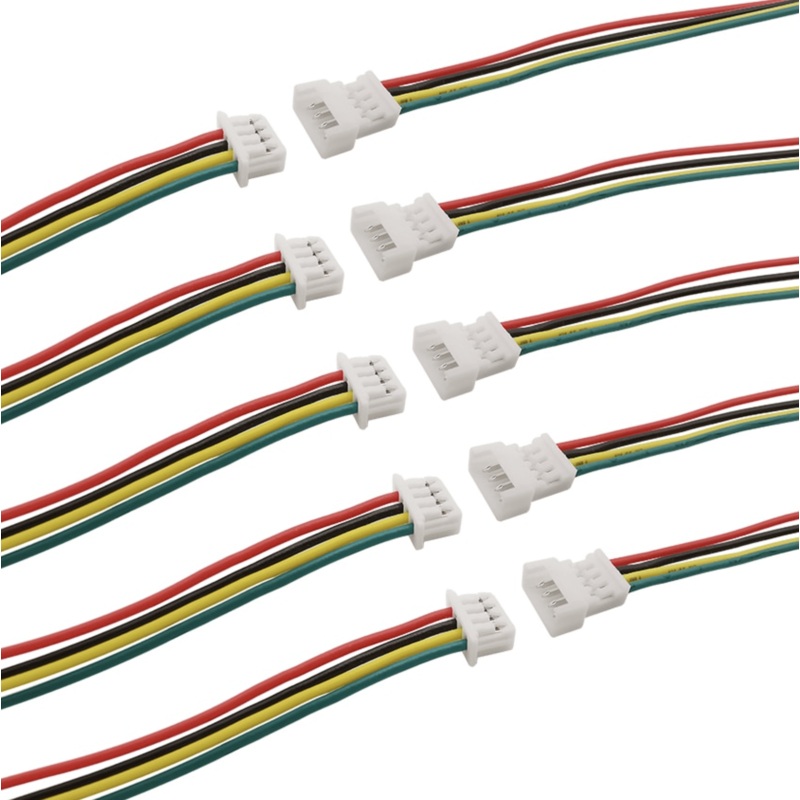 5x Micro Plugs And Sockets (4 Pin)