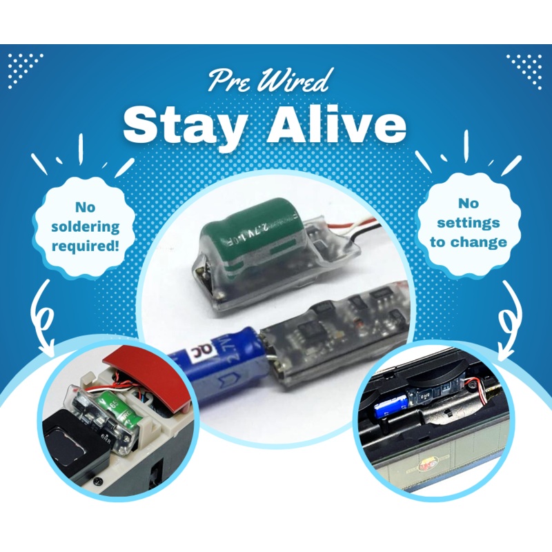 Add A Pre Wired Stay Alive To A Loksound Decoder Order