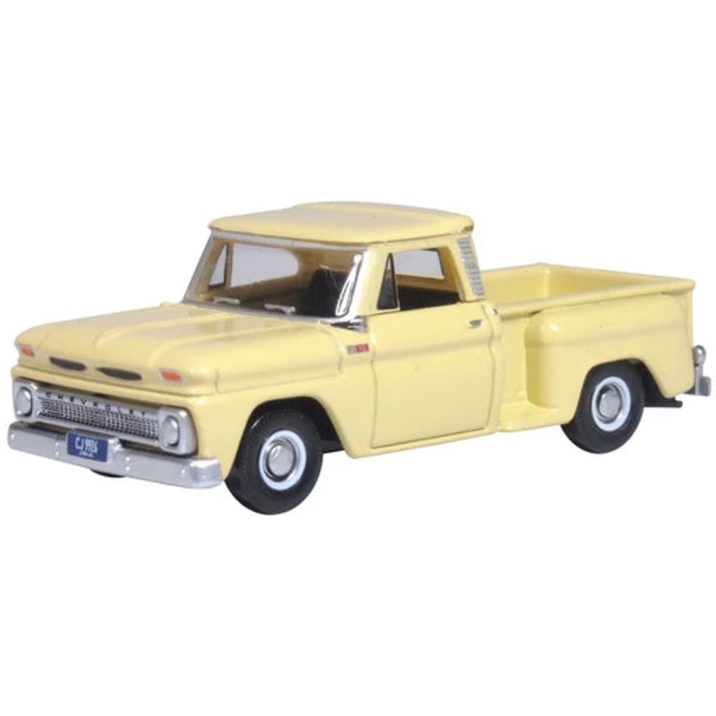 Oxford Diecast 1:87 Chevrolet Stepside Pickup 1965 Yellow 87CP65007