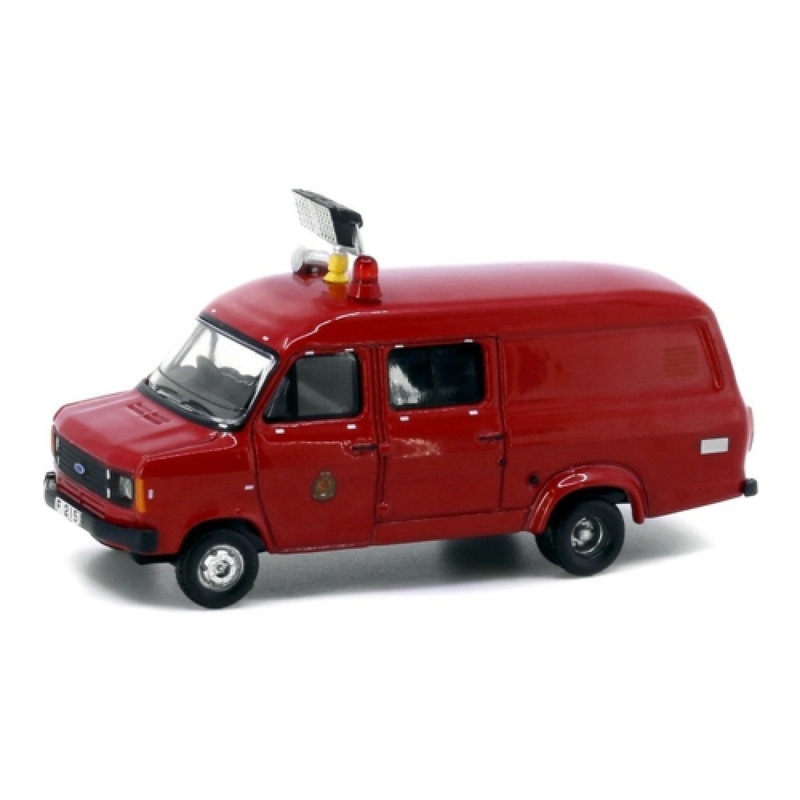 Tiny HK Diecast 1:76 1980’s Transit Mk2 Fire, Hong Kong 64879