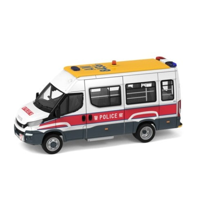 Tiny HK Diecast 1:76 Iveco Daily Police Patrol Van, Hong Kong (Airport) 65352