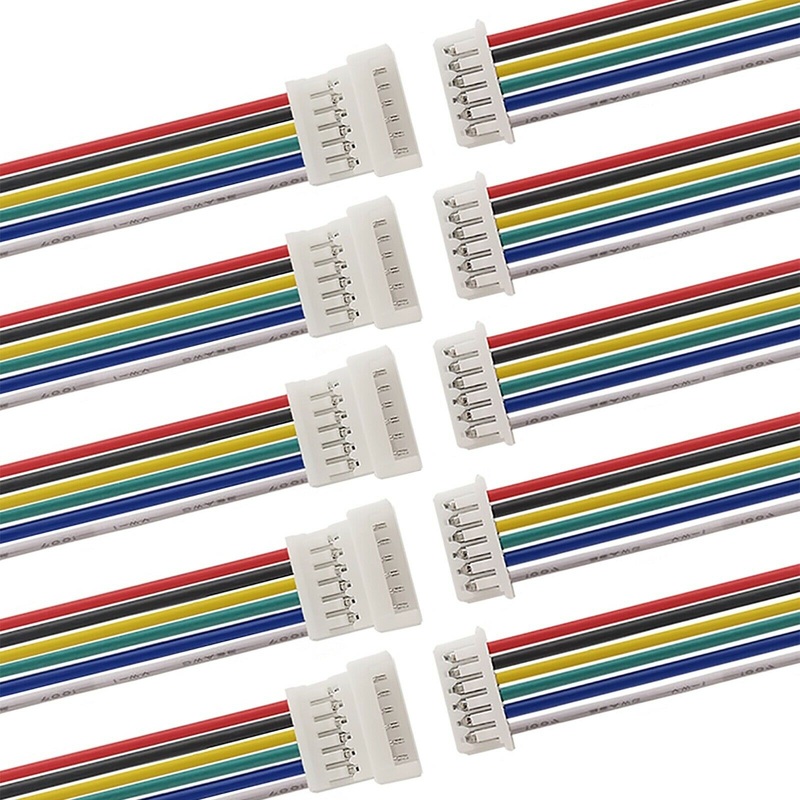 5x Micro Plugs And Sockets (6 Pin)