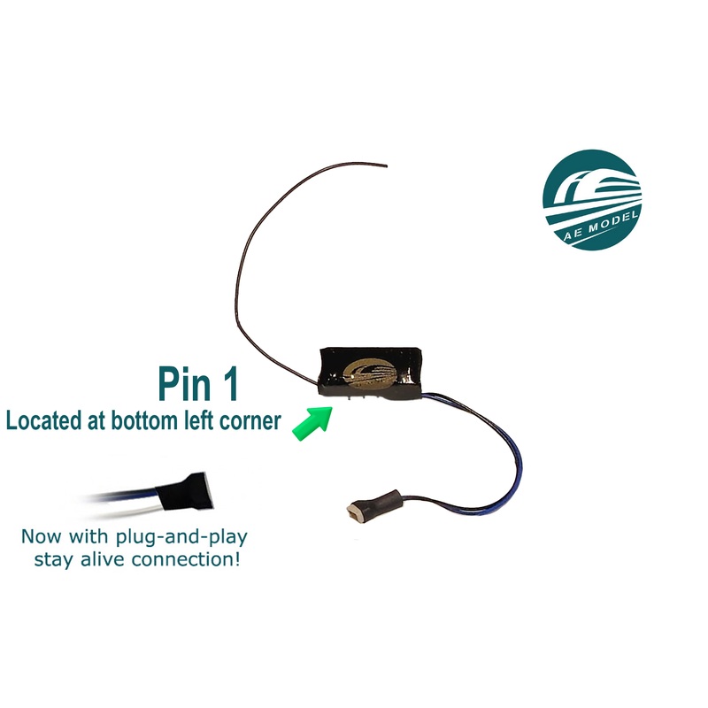 AE Models Nano 8-Pin Direct 4fn Decoder With Stay Alive Socket AED-8PD.4