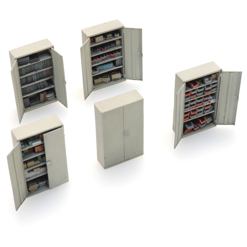 ArtiTec Set of 5 Workshop Cabinets (Painted) 387.506