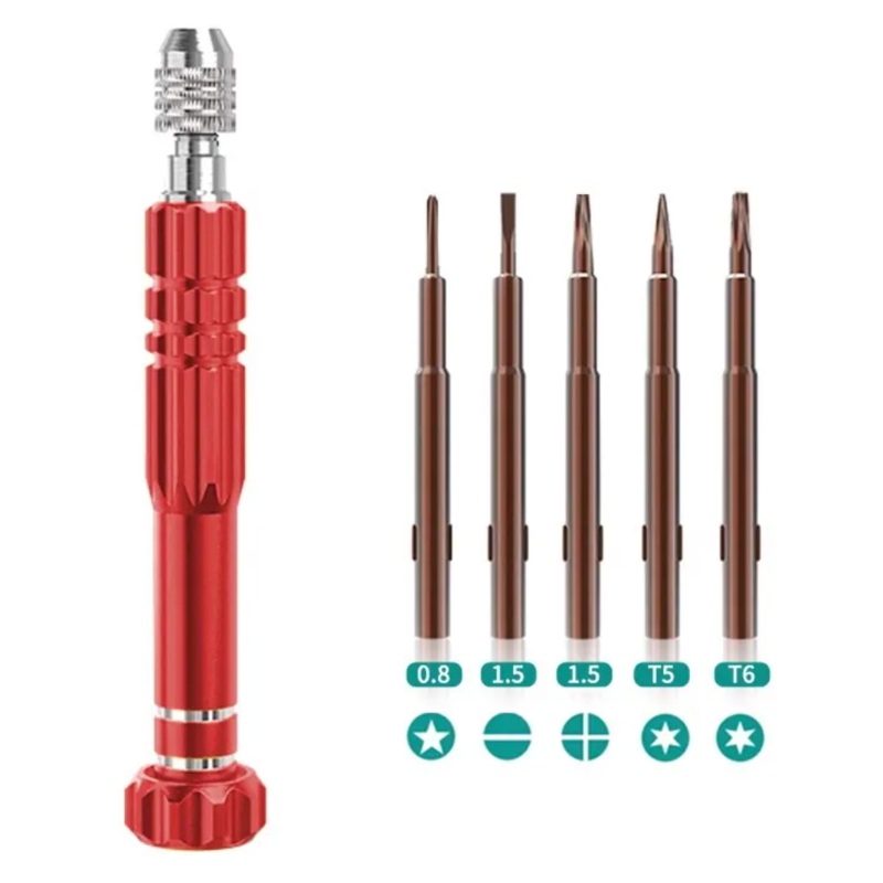 Multifunction 5 In 1 Mini Screwdriver