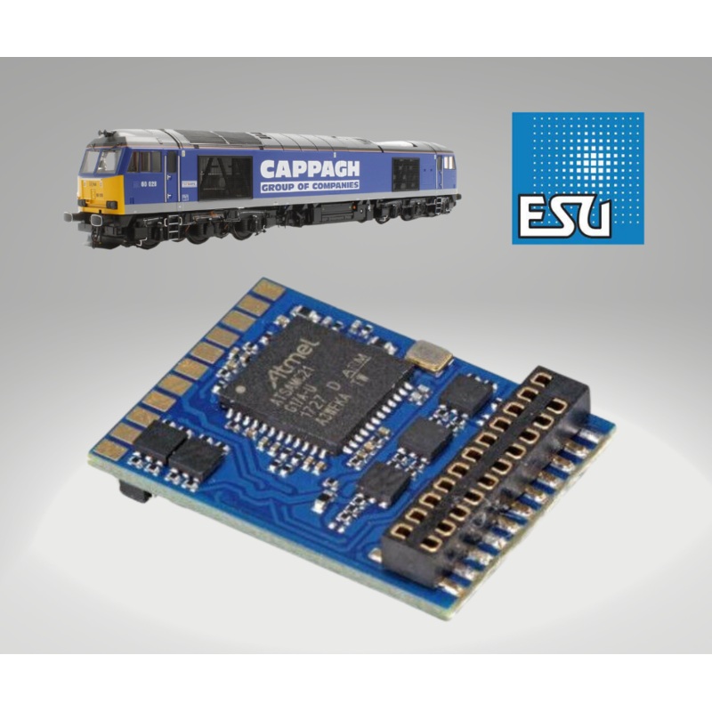 Non Sound Decoder For Cavalex Class 60 (ESU Lokpilot 21 pin 59629)