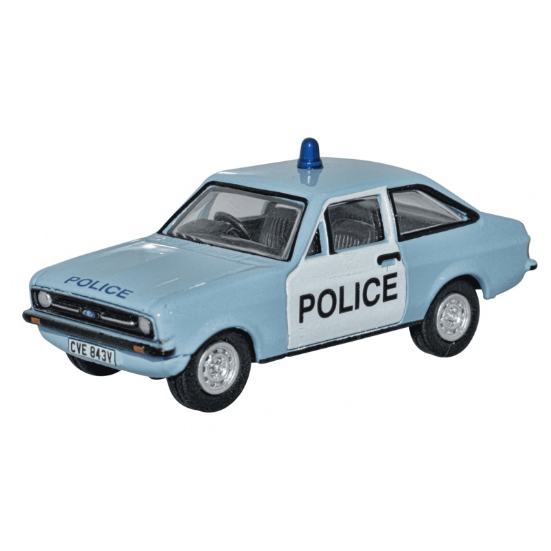 Oxford Diecast 1:76 Ford Escort Mk2 Police Car 76ESC004