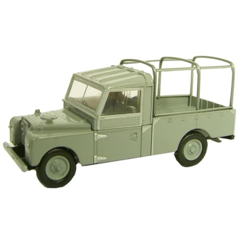 Oxford Diecast 1:76 Land Rover 109 Inch Open Back Grey 76LAN1109001