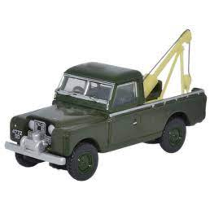 Oxford Diecast 1:76 Land Rover Series II Tow Truck Bronze Green76LAN2009