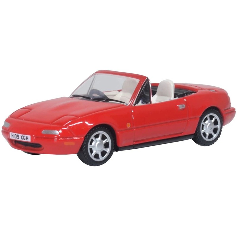 Oxford Diecast 1:76 Mazda MX5 Mk1 Red 76MAZ001