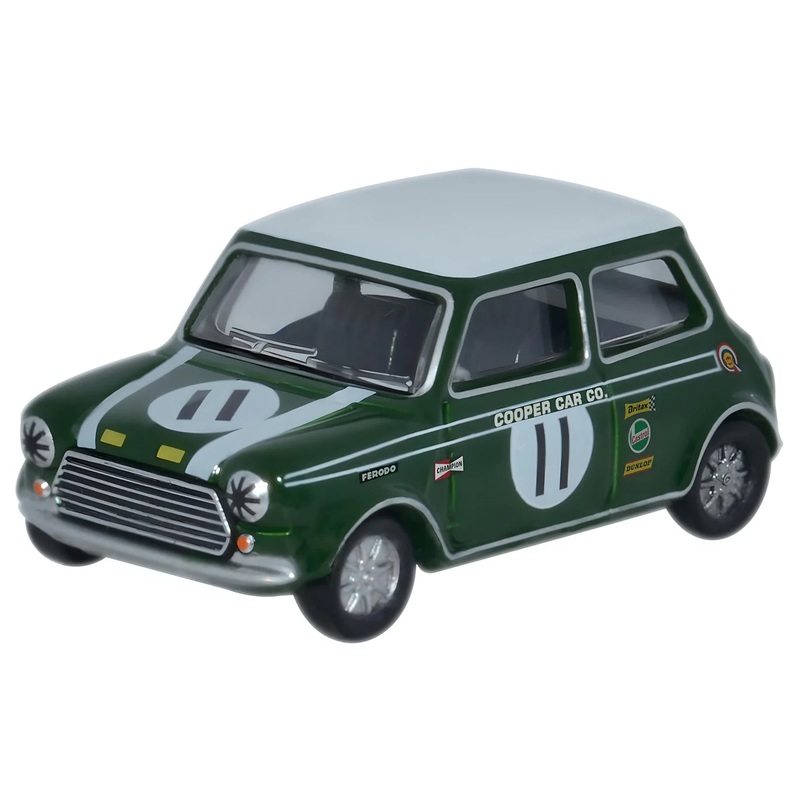 Oxford Diecast 1:76 Mini Cooper S MKII John Rhodes 1968 Brands Hatch 76MCS002