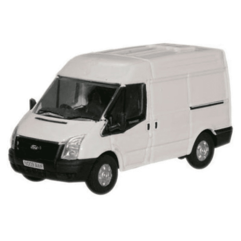 Oxford Diecast 1:76 New Ford Transit Van White (Medium Roof) 76FT001
