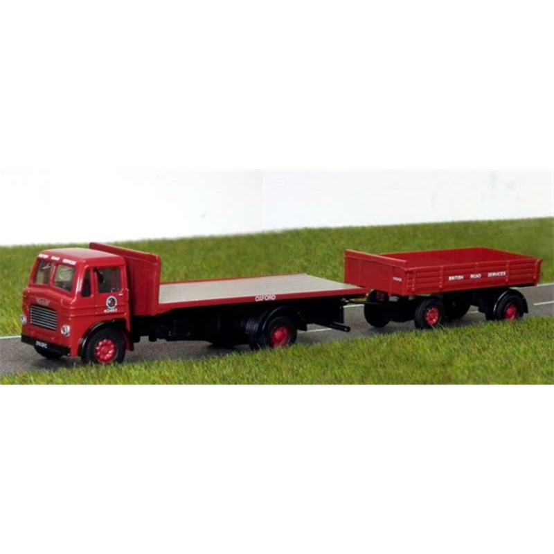 B-T Models Leyland Beaver & Drawbar Trailer British Road Services DA99