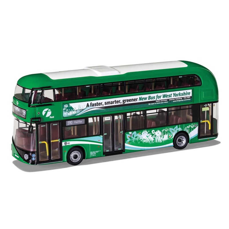Corgi Diecast Wrightbus New Routemaster West Yorkshire, LT61 BHT Route 590 Halifax OM46635