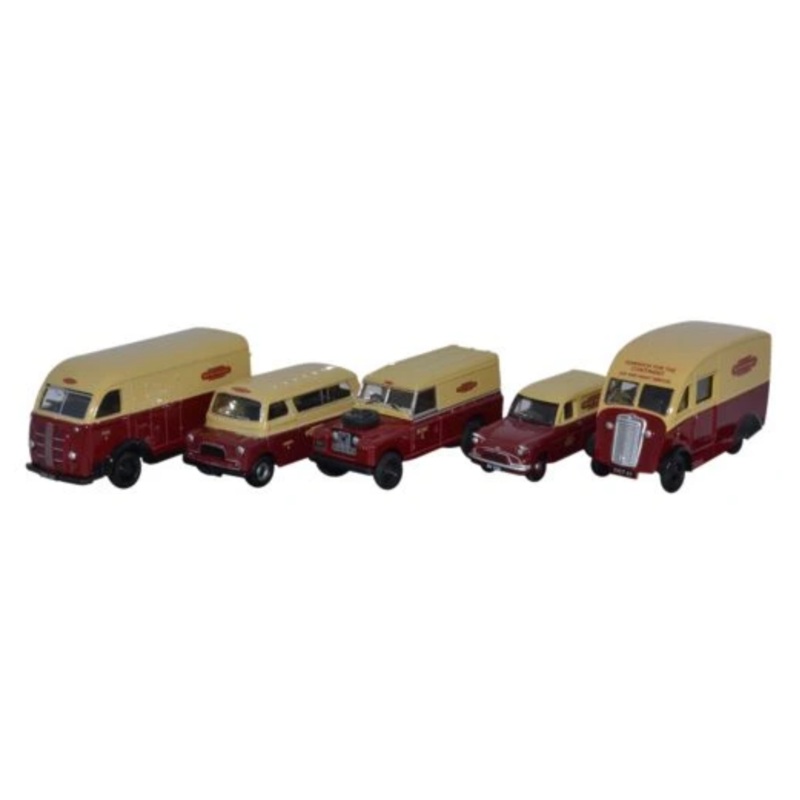 Oxford Diecast 1:76 5 Piece British Rail Set 76SET34