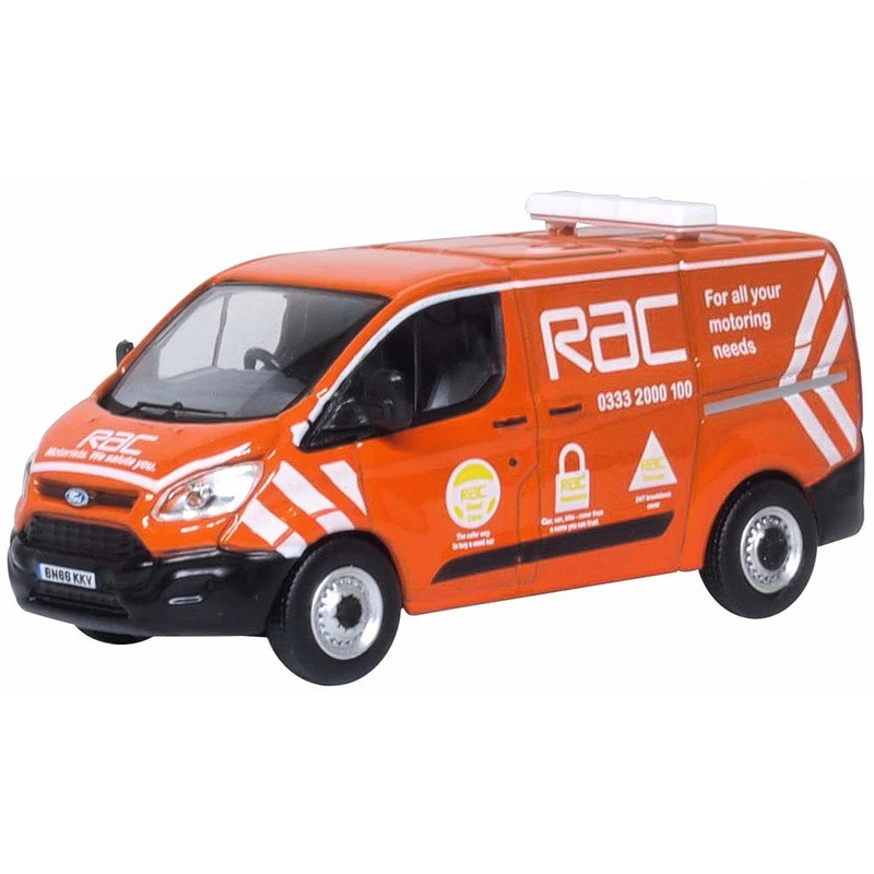 Oxford Diecast 1:76 RAC Ford Transit Custom 76CUS003