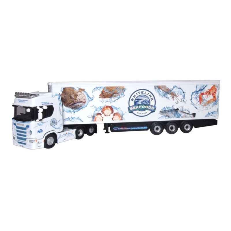 Oxford Diecast 1:76 Scania S Series Highline Fridge Whitelink Seafoods 76SNG001