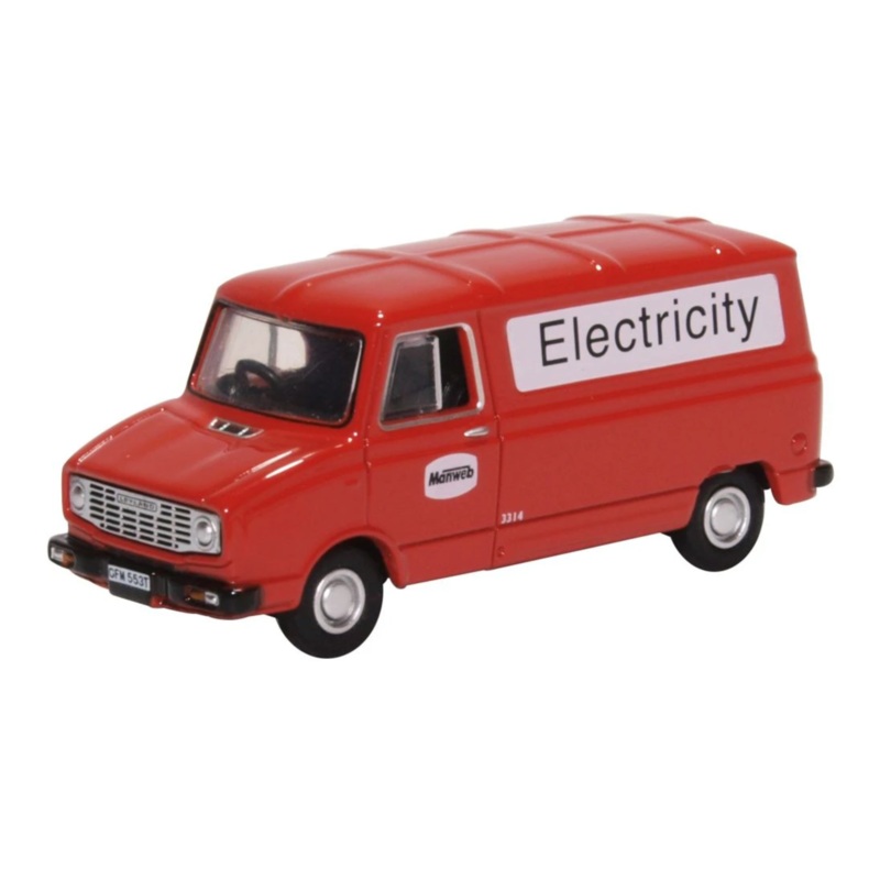 Oxford Diecast 1:76 Sherpa Van Manweb Electricity 76SHP008