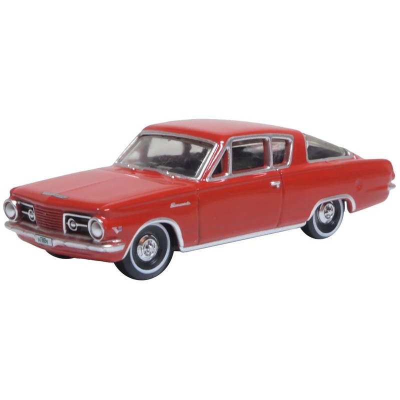 Oxford Diecast 1:87 Plymouth Barracuda Red 1965 87PB65002