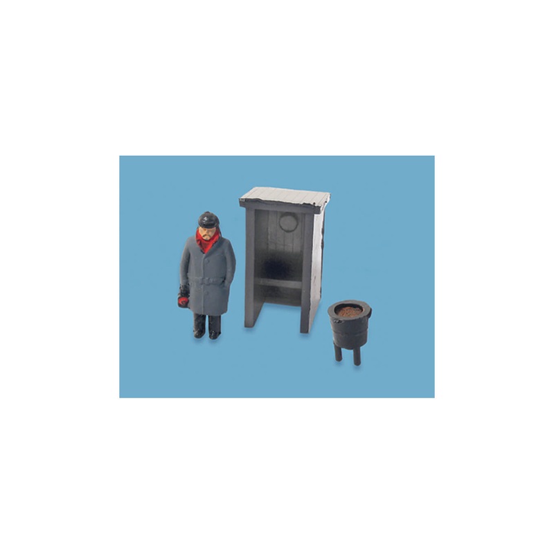 Fog Man, Hut and Brazier