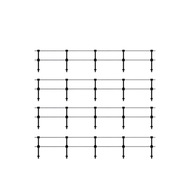 Hand Rail Stanchions, Double Rail