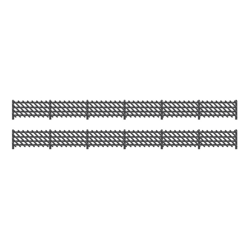 LMS Station Fencing, Black