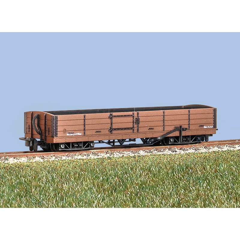 OO-9 Bogie Open Wagon Brown
