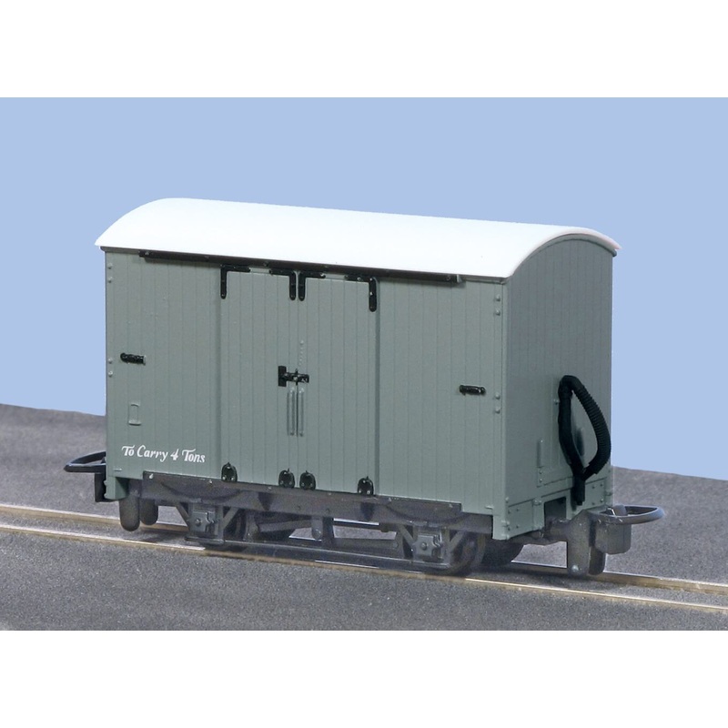 OO-9 Box Van Unlettered Grey