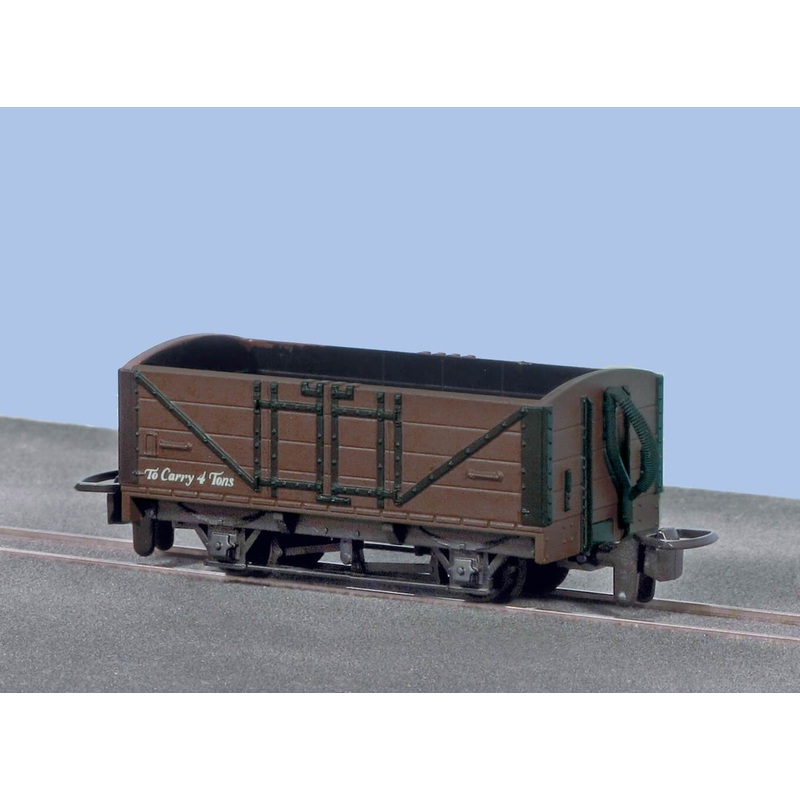 OO-9 Open Wagon Brown Unlettered