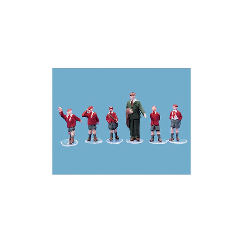 Schoolboys and Master