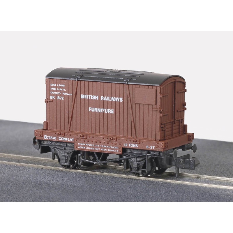BR Removals Conflat Wagon with Container