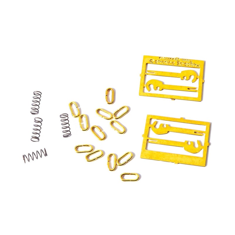 3 Link Couplings Etched hook Springs