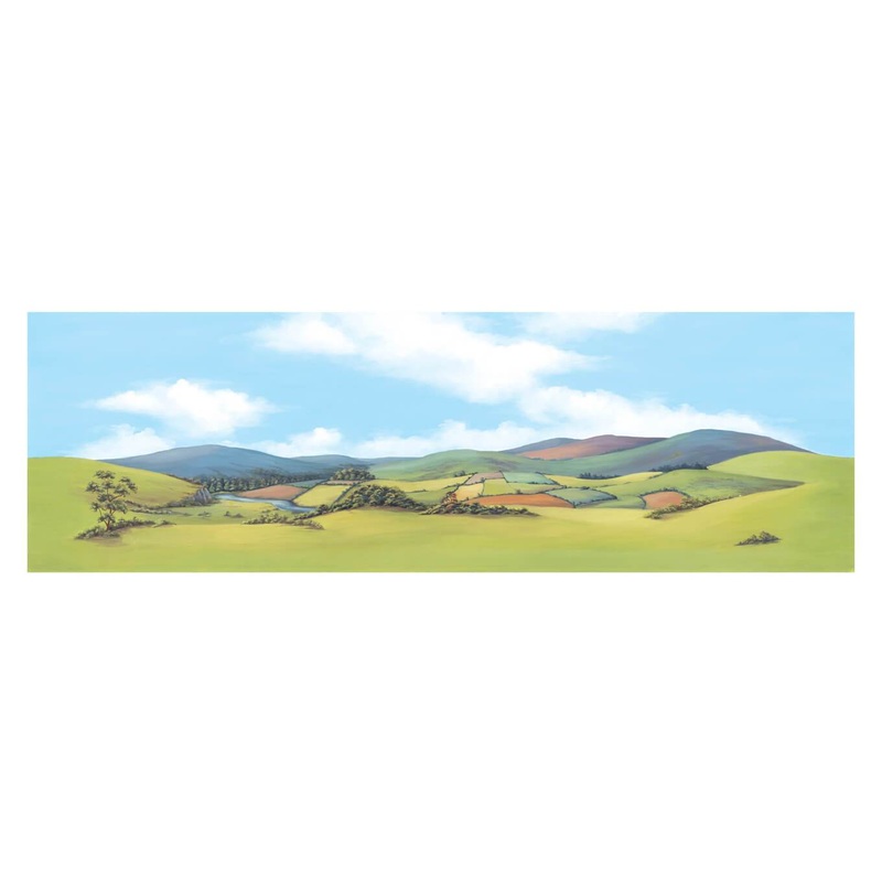 Large Mountainous Landscape Backscene