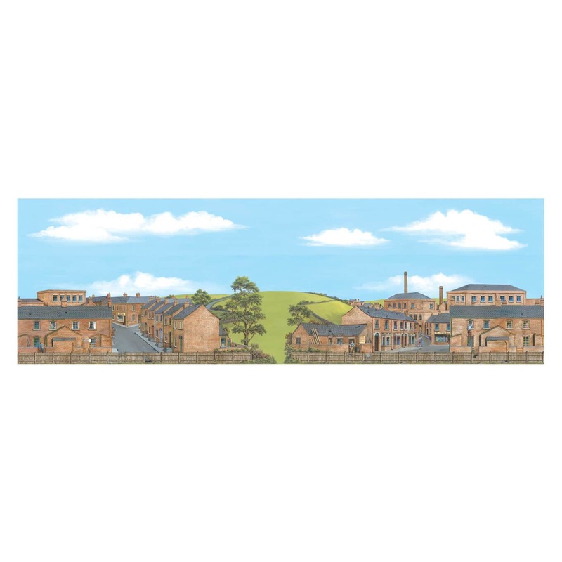 Large Old Industrial Town Backscene Extensions