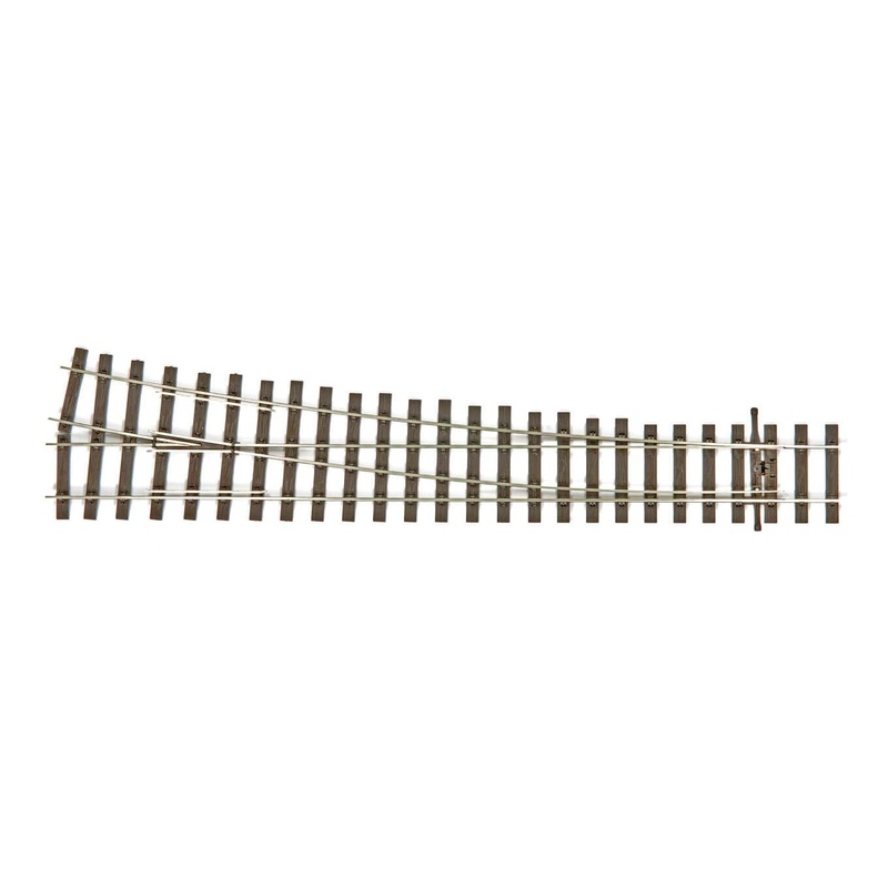Bullhead OO Gauge RH Turnout – Large Radius