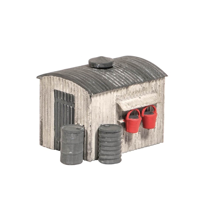 Lamp Huts with Oil Drums