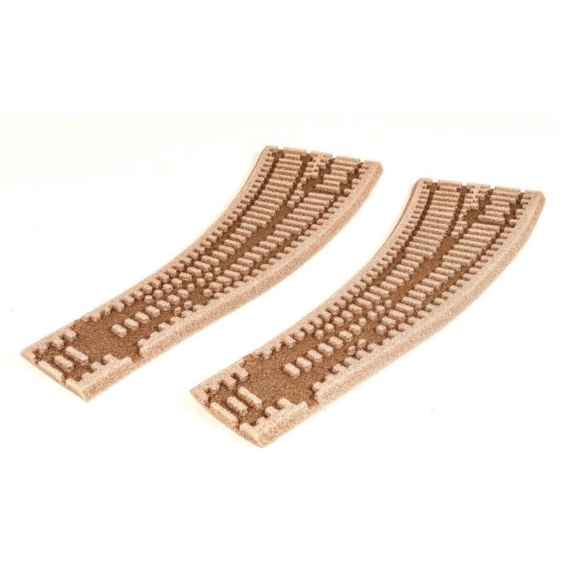 Ballast Inlay, Curved Turnout Turnout, Left Hand