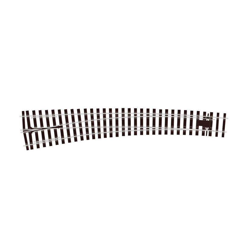Bullhead O Gauge LH Turnout – Large Radius
