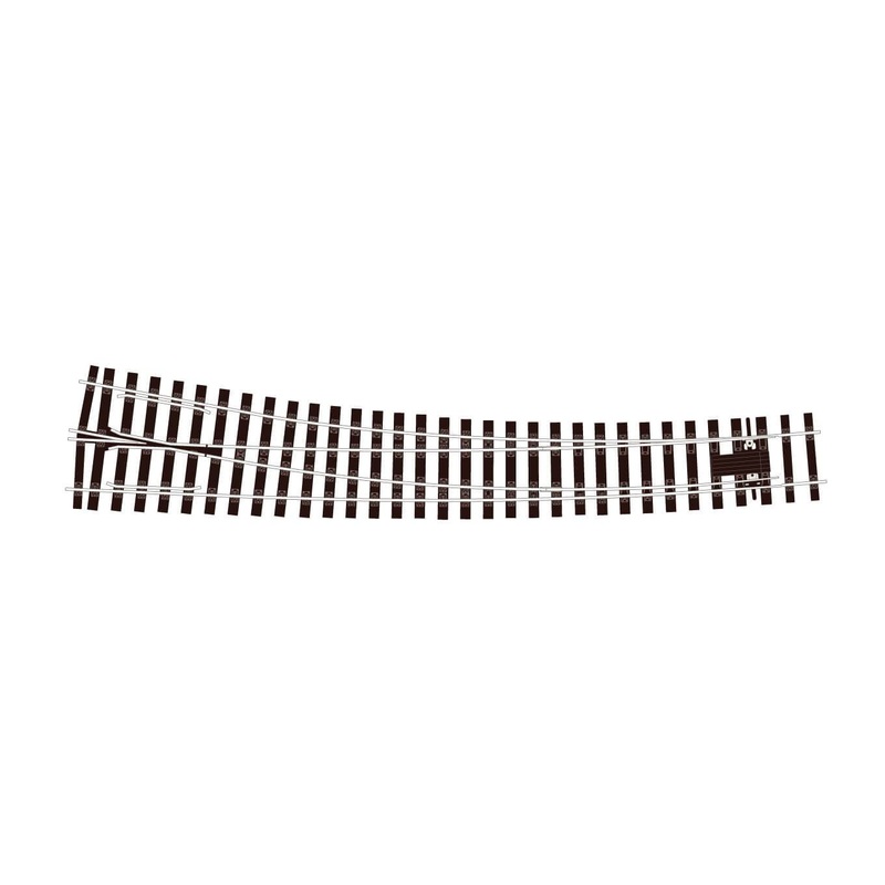 Bullhead O Gauge RH Turnout – Large Radius