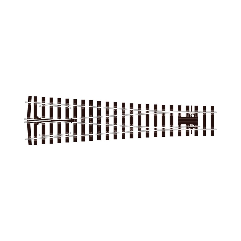 Bullhead O Gauge Y Turnout – Medium Radius