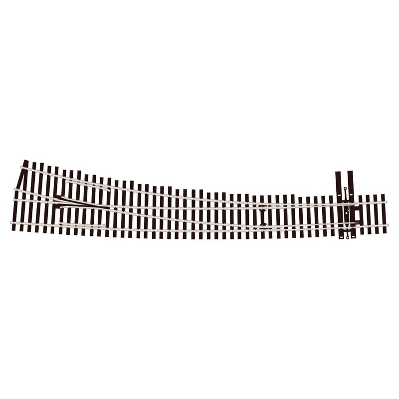 Curved Turnout, 7th Radius, Right Hand