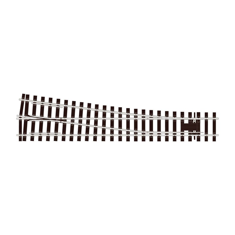 Flat Bottom O Gauge RH Turnout – Medium Radius