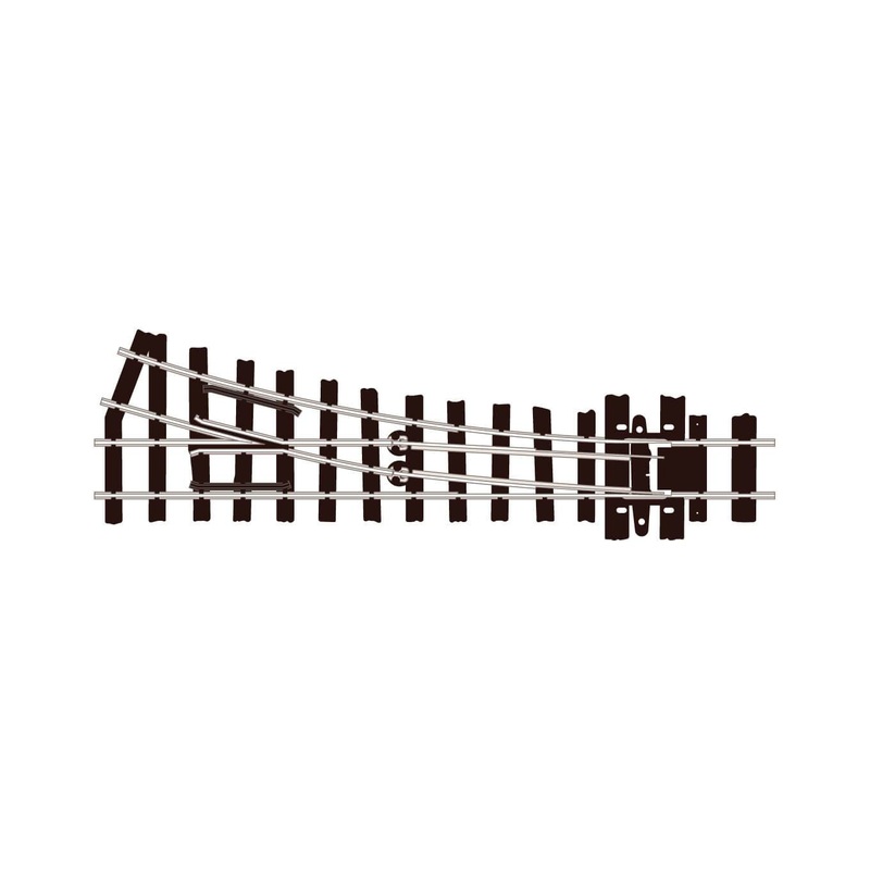 Turnout (Irregular Sleepers), Small Radius, Right Hand