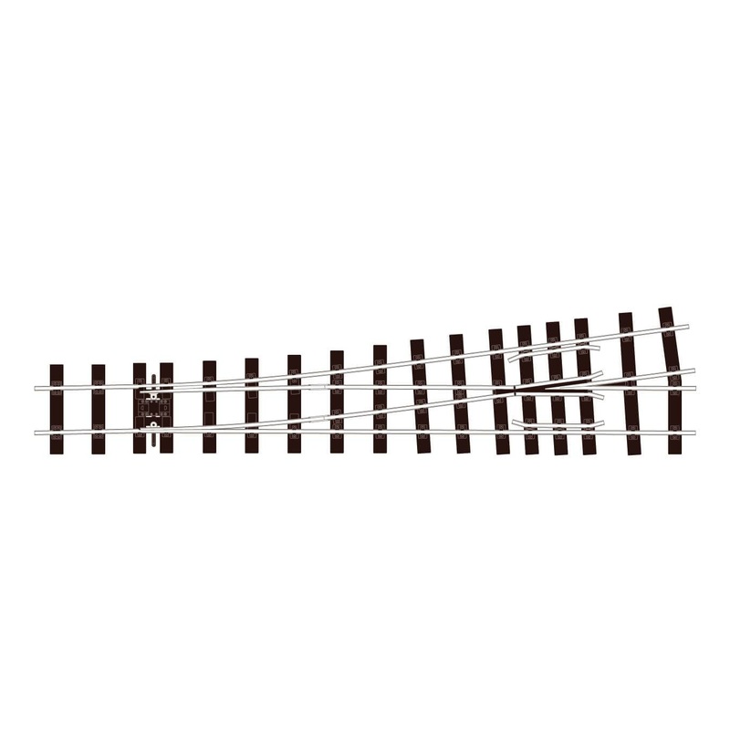 Turnout, Medium Radius, Left Hand