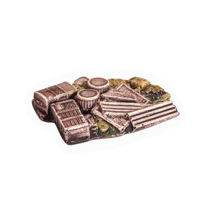 Discarded Sacks, Crates, Barrels etc.