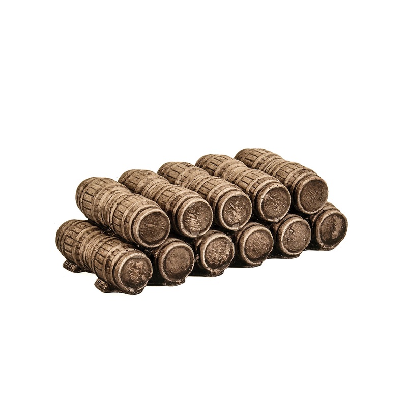 Double Row of Oak Casks