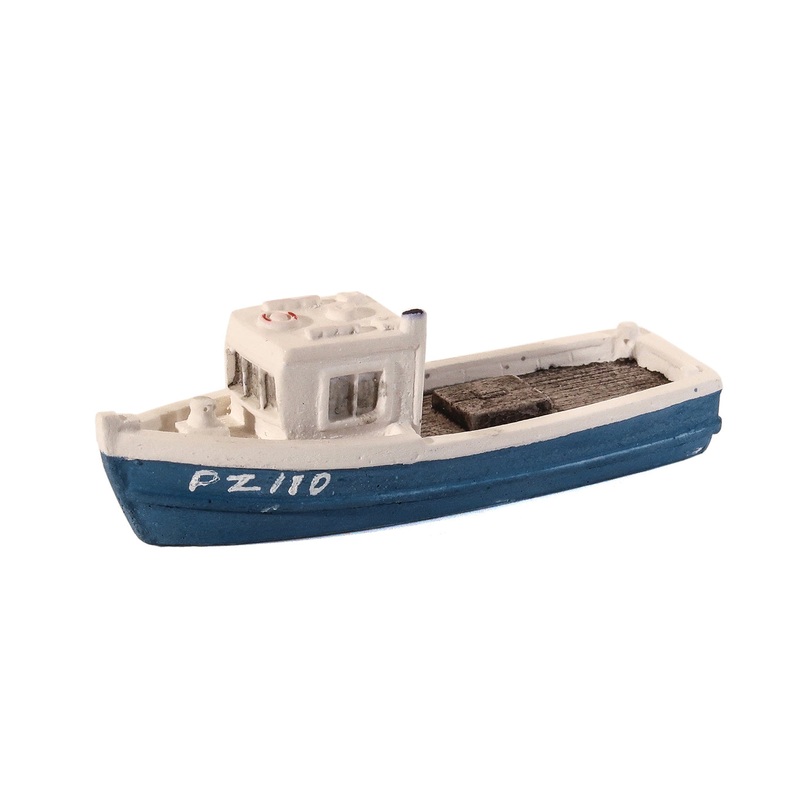 Fishing Boat, Blue