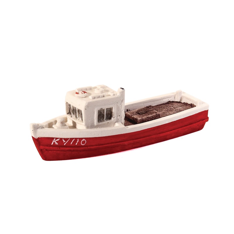 Fishing Boat, Red