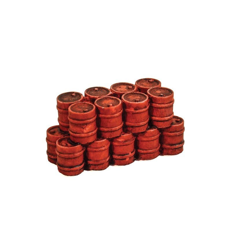 Red Oil Drums